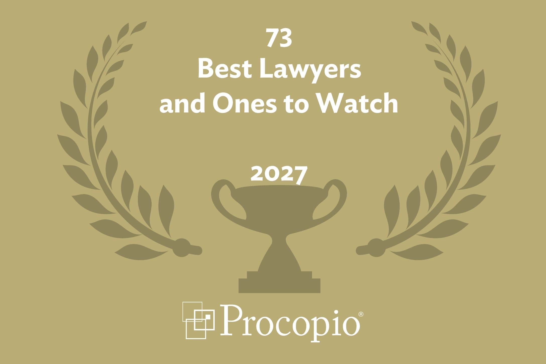 Numerous Procopio Attorneys Named to 2027 Best Lawyers and Ones to Watch Lists