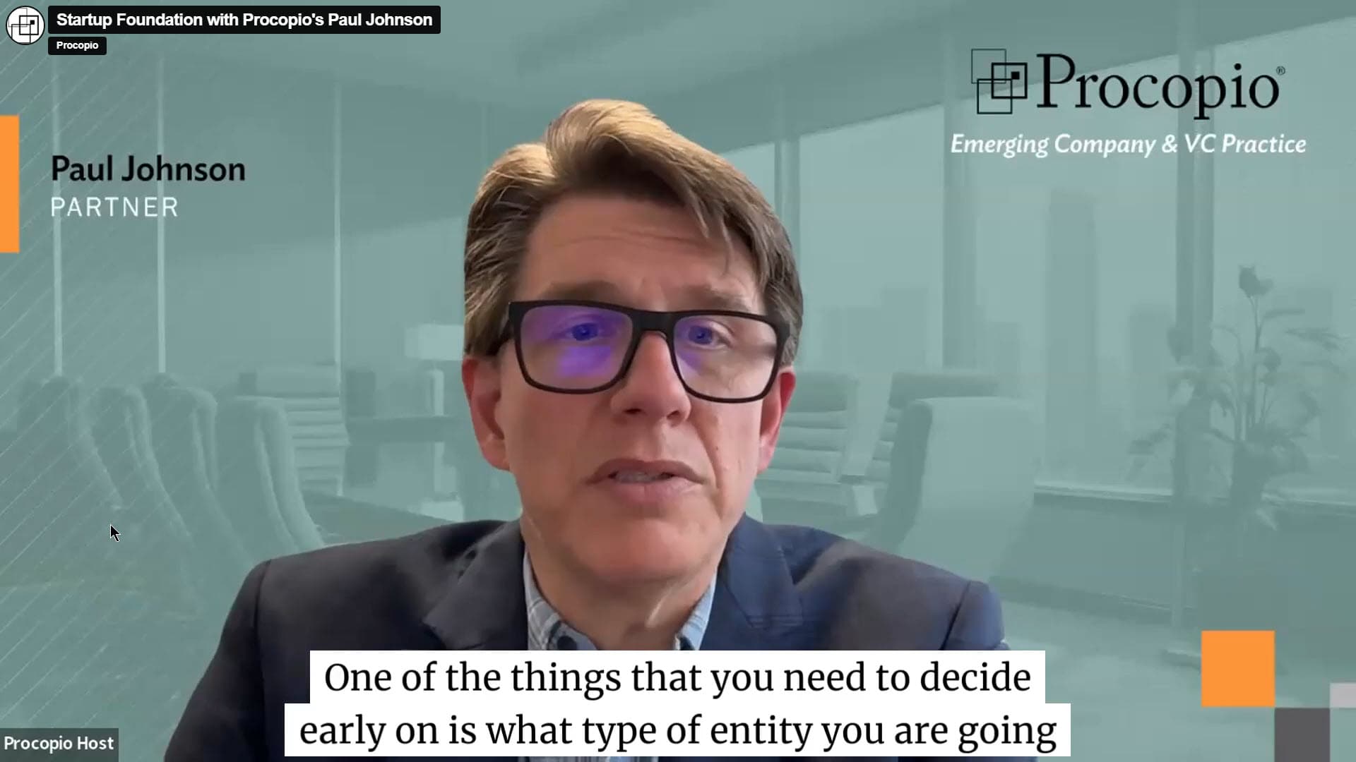 Startup Foundation with Paul Johnson