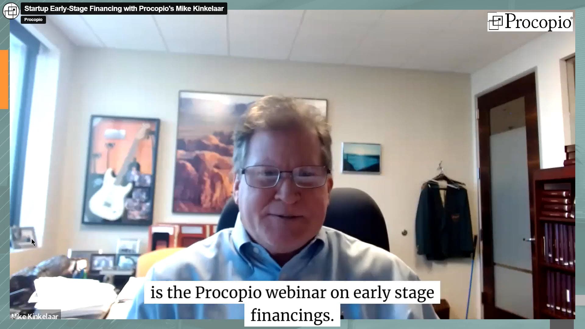 Startup Early-Stage Financing with Mike Kinkelaar