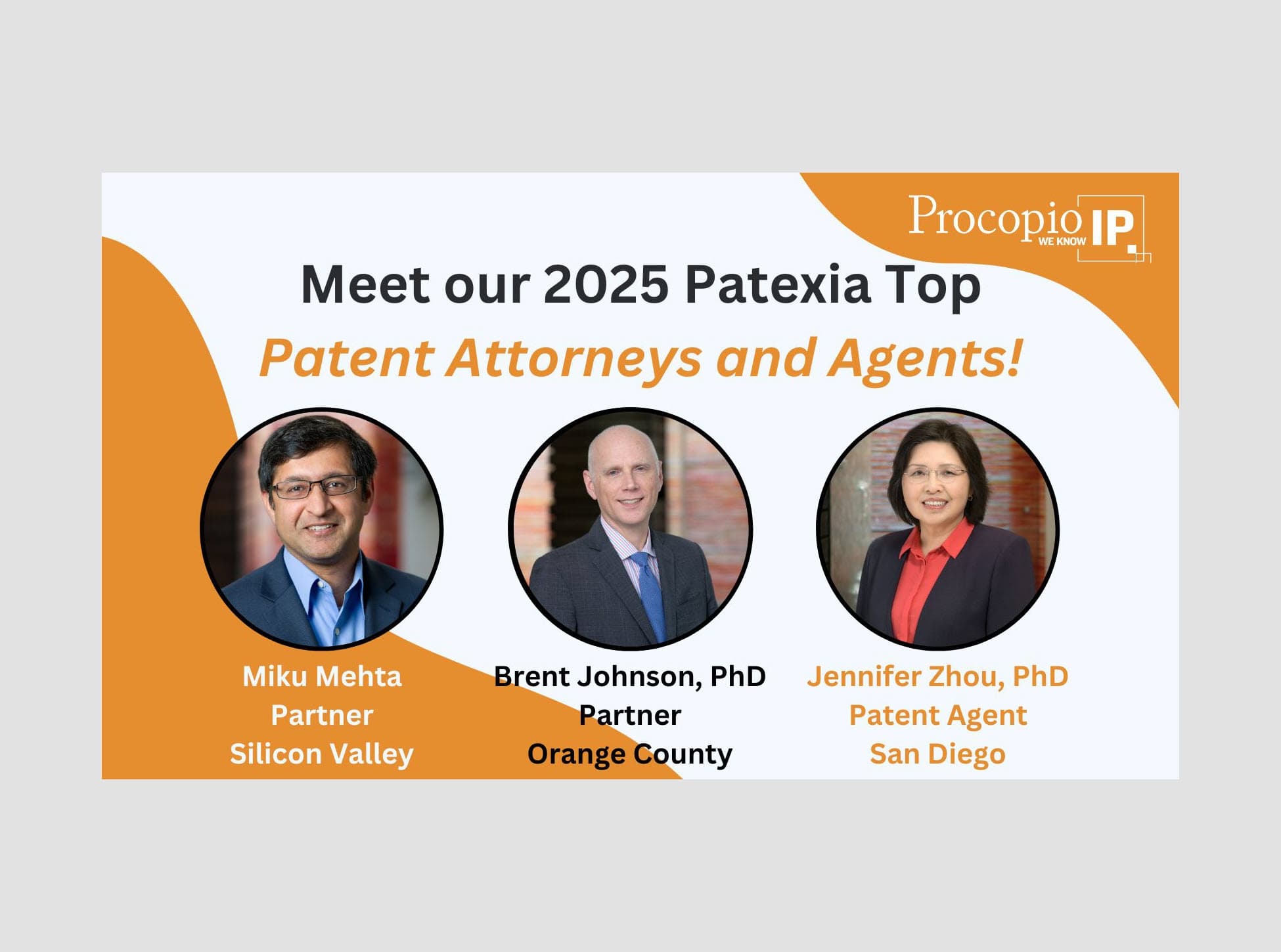 Procopio and 3 Patent Practitioners Recognized for Patent Prosecution