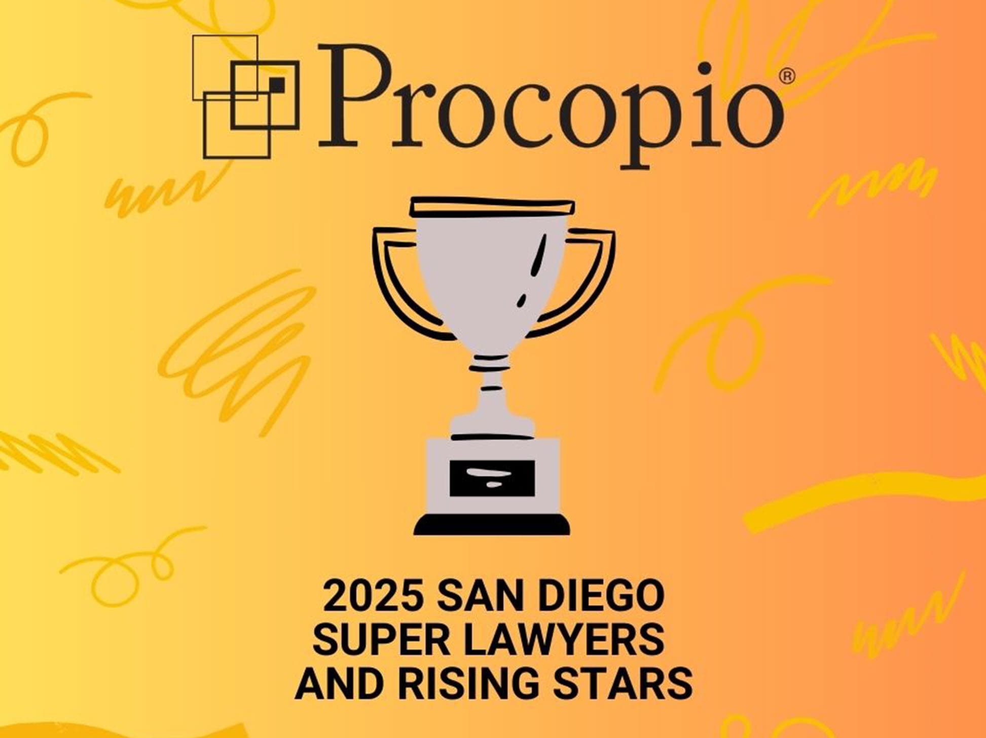 9 Procopio Practice Areas Represented in 2025 San Diego Super Lawyers and Rising Stars List