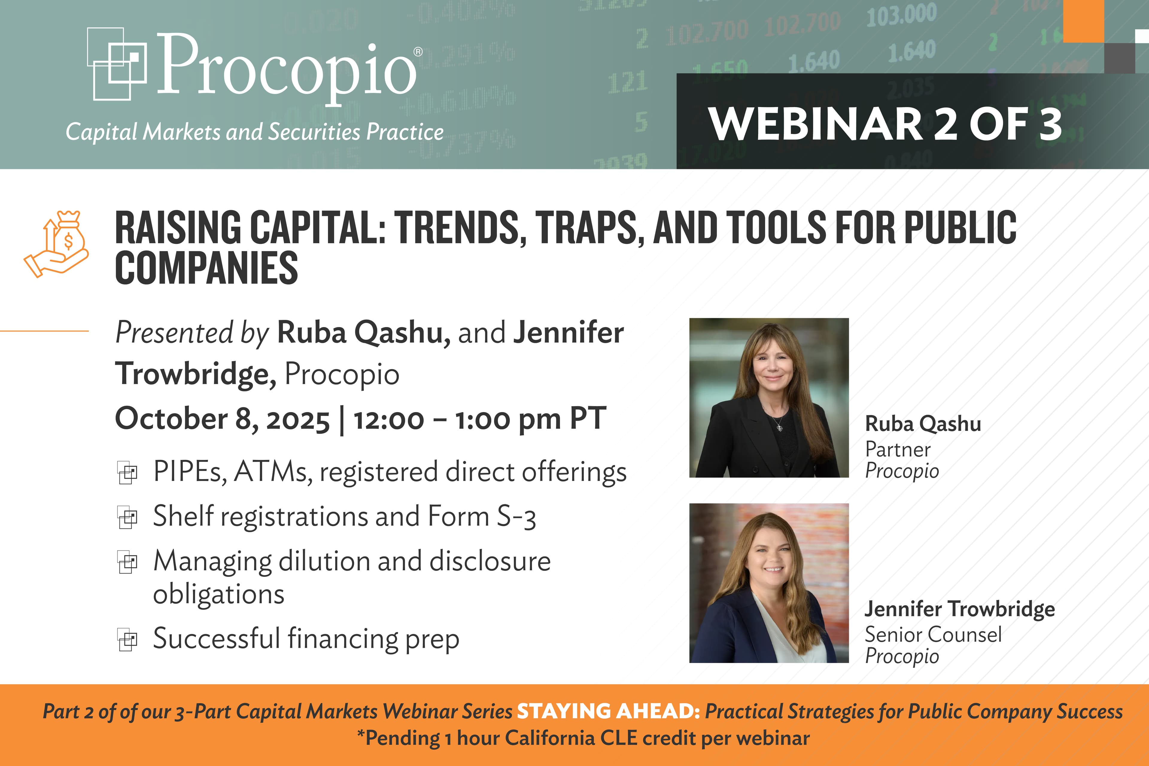 Raising Capital: Trends, Traps, and Tools for Public Companies