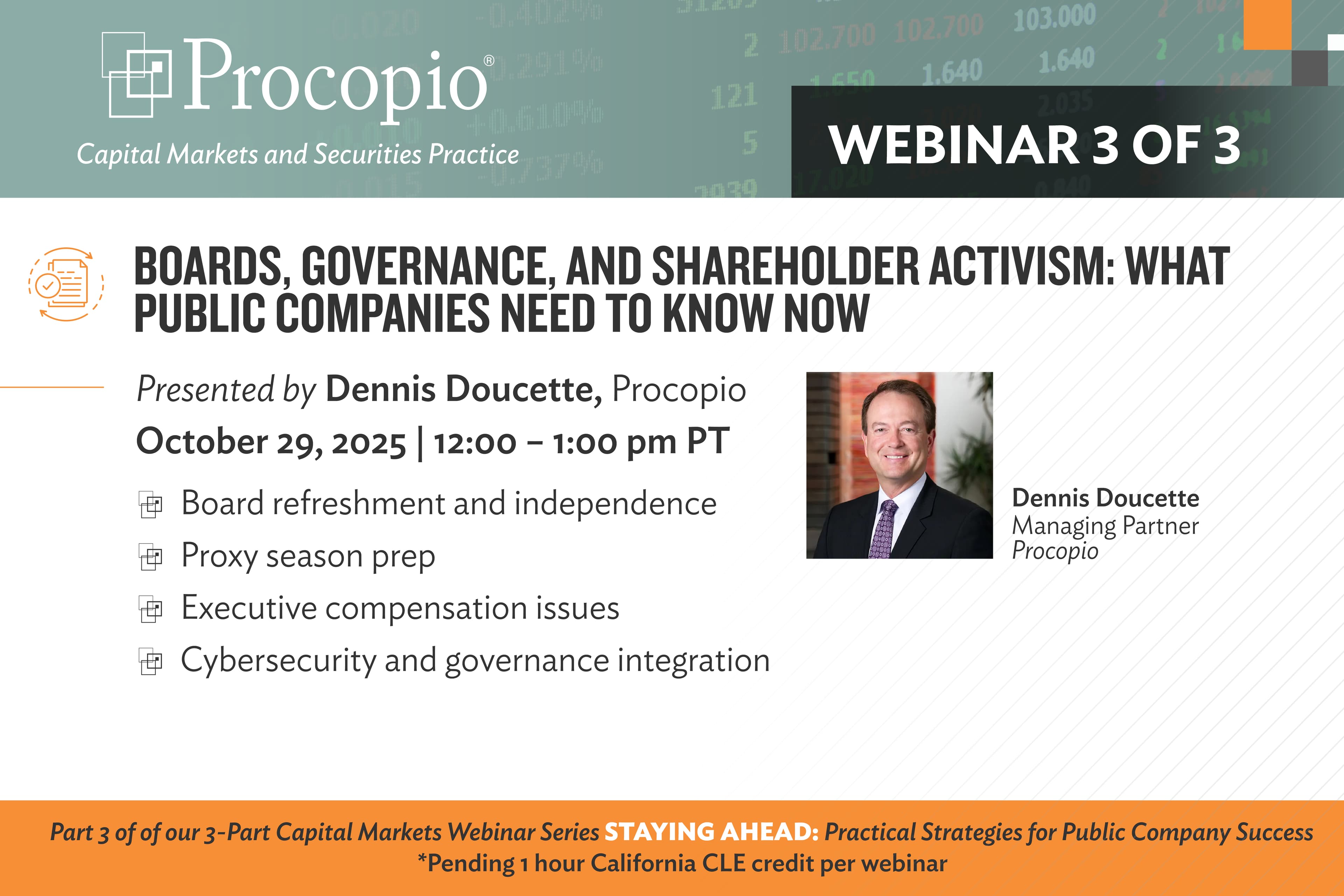 Boards, Governance, and Shareholder Activism: What Public Companies Need to Know Now
